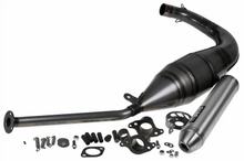 Impianto di scarico Giannelli Strada omologato, in alluminio per Aprilia RS 125 94-10 / Tuono 125 03-04