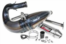 Impianto di scarico Giannelli Enduro omologato, in alluminio per Aprilia MX 125 04-08