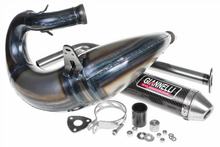 Impianto di scarico Giannelli Enduro omologato, Carbonio per Aprilia MX 125 04-08