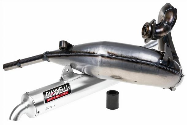 Système d'échappement Giannelli Enduro avec homologation, Aluminium pour Yamaha TDR 125 98-01