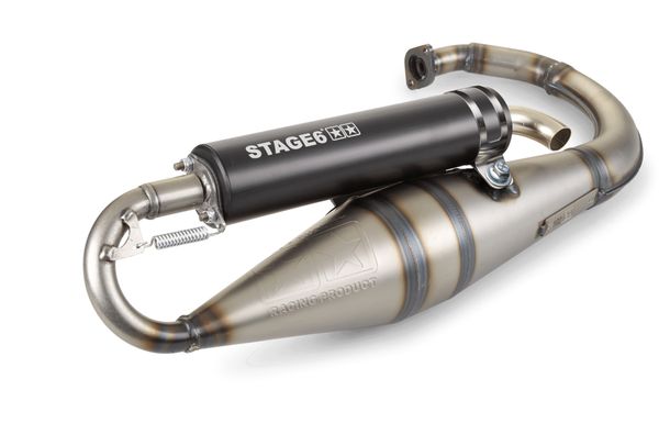 Sistema de escape Pro Replica MK2 de Stage6 para Minarelli upright