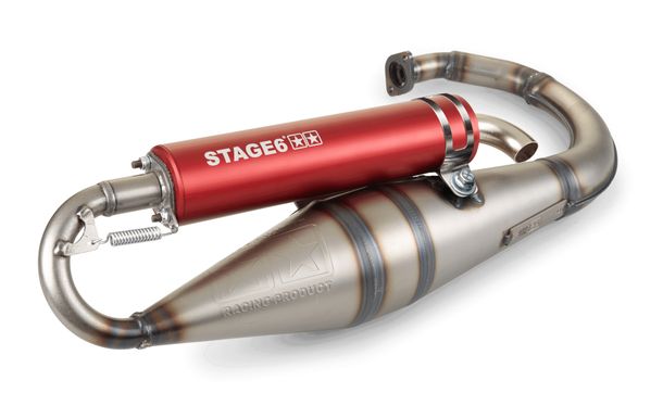 Stage6 Pro Replica MK2 uitlaatsysteem voor Minarelli staand