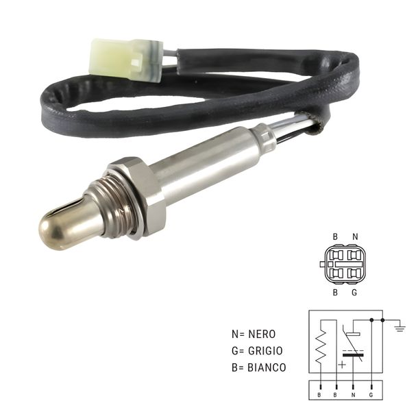 Lambdasonde RMS für Suzuki DL 650 V-Strom Bj. 2007 / 2010, 7868.42.036