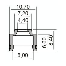 Oliekeerring RMS olieklep voor Sym 4T