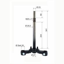 Gabelsteuersatz RMS Gabelbrücke, 30mm für MBK Booster NG / Nitro / Aerox 50ccm