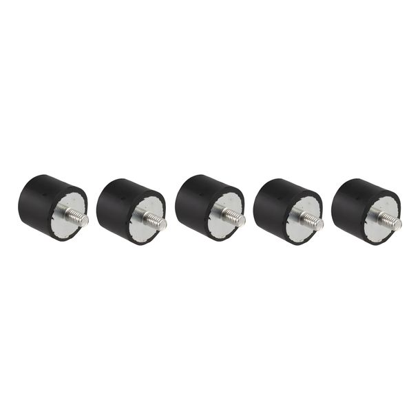 Silent block RMS M6 20x25mm, macho/hembra