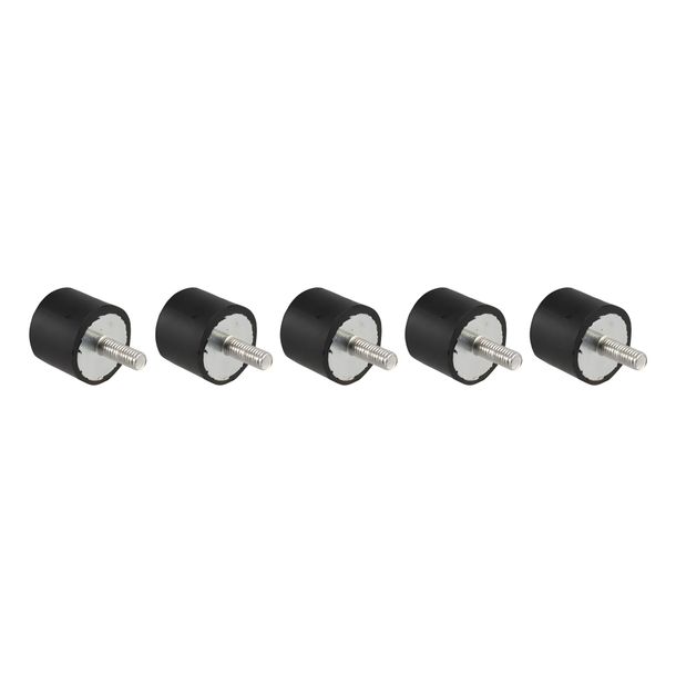 Silent block RMS M8 20x30mm, macho/hembra