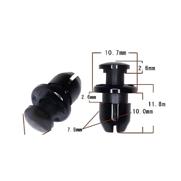 Rivetti in plastica Rivetti RMS per Honda, 90657-SB0-003
