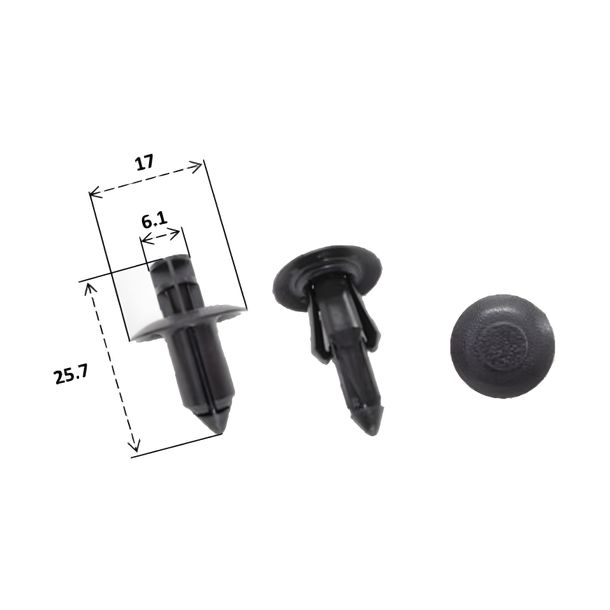 Plastikniete RMS Niete für Suzuki, 09409-08308-5ES