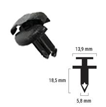 Plastikniete RMS Niete für Honda, 90683-GAZ-003