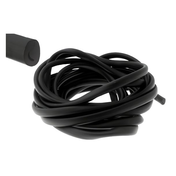 Caoutchouc de tablier RMS noir pour Piaggio Vespa 50/ET3