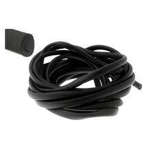 Beinschildgummi RMS schwarz für Piaggio Vespa 50 / ET3