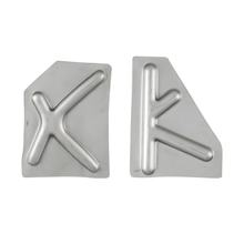 Piastra di riparazione del battistrada RMS rinforzo della piastra di base, 110 x 85 mm, 2 pezzi per R142680780/R142680790