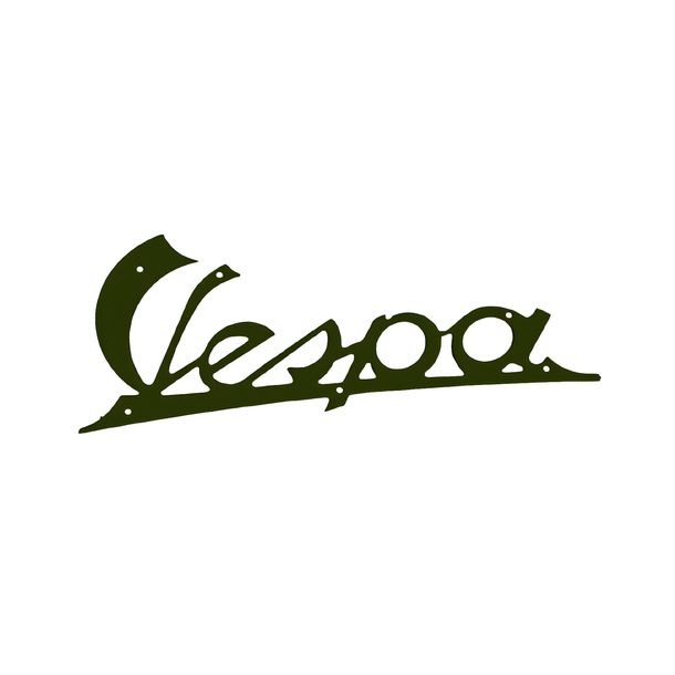 Badge/lettrage RMS « Vespa «, vert, 023569