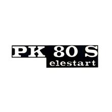 Emblem / Schriftzug RMS " PK 80 S Elestart ", 198199