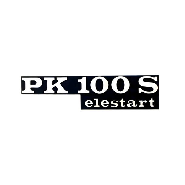 insigne et inscription RMS « PK 100 S Elestart », 198201