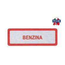 Schild BENZINA RMS, Box mit 10 Stück