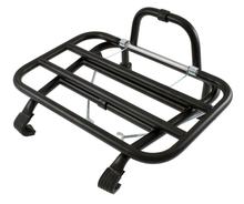 Gepäckträger RMS vorne, schwarz für Piaggio Vespa PX / LML