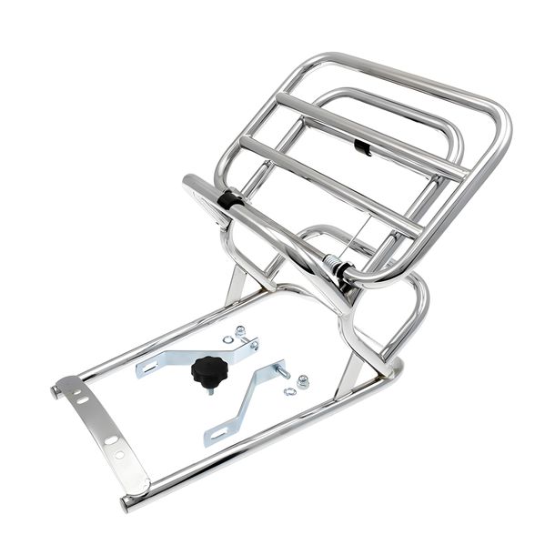Rear carrier chromed Piaggio Vespa 50cc