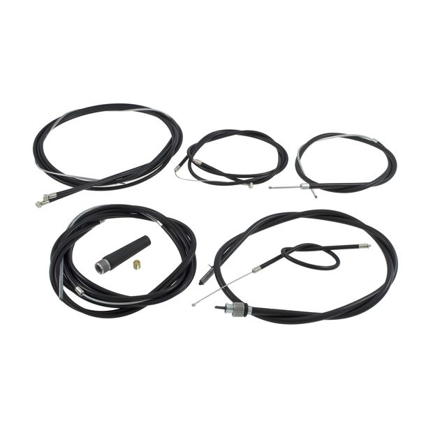 Kit transmissions Lambretta Dl black (8 pieces)