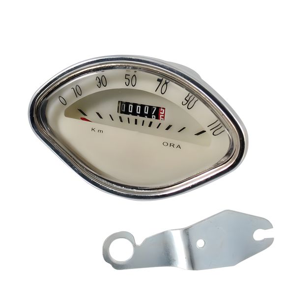 Tachometer RMS 110km/h, beige für Piaggio Vespa 125-150ccm VNL / VLB