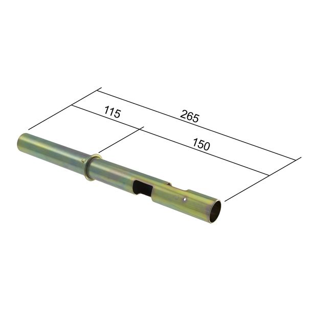 Throttle tube Piaggio Vespa 50-90 3-4 gears r.o.70690