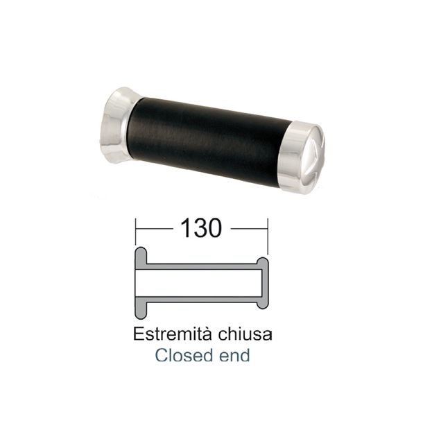 Griffe RMS 130mm, PVC, schwarz custom
