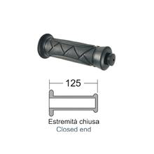 Griffe RMS 125mm universal, PVC, offen, schwarz