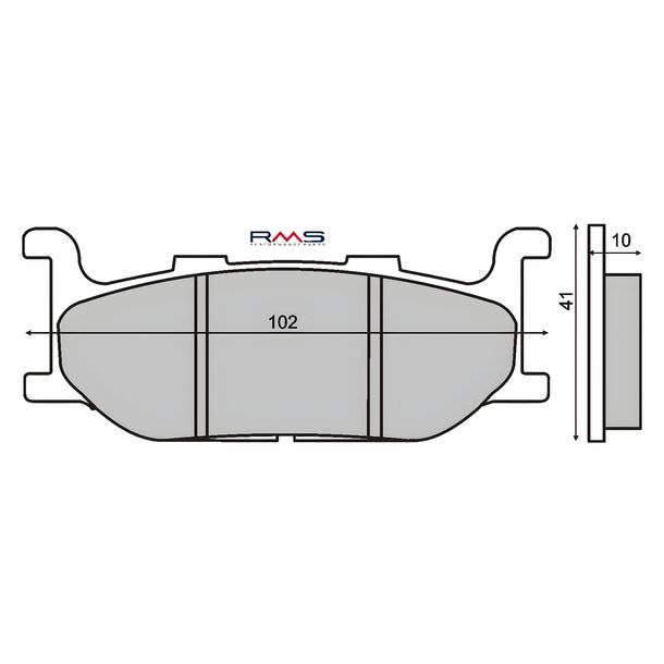 Bremsbeläge vorne RMS für Yamaha Majesty 400ccm