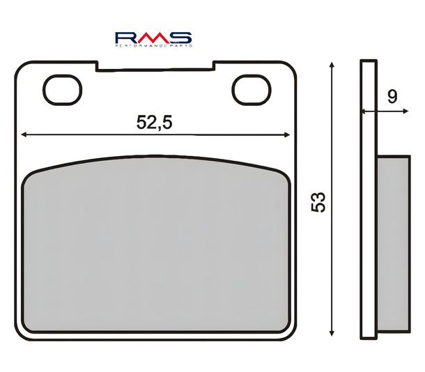 plaquettes de frein RMS pour Moto Kawasaki/Suzuki