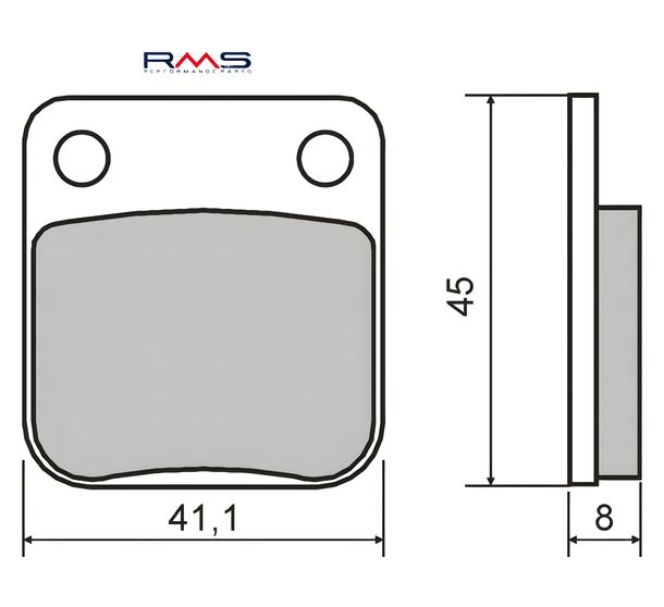 Organic front brake pads Honda Cg 125cc 2004>