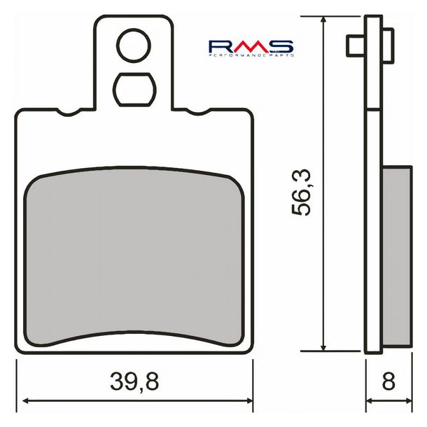 Bremsbeläge vorne RMS für Malaguti Ciak 125 Bj. 2000-01
