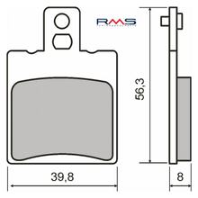 Bremsbeläge vorne RMS für Malaguti Ciak 125 Bj. 2000-01