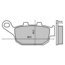 pastiglie freno posteriori RMS per Honda Pantheon 125-150cc anno 2003>