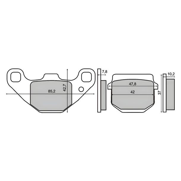 pastiglie freno anteriori RMS per Gilera Stalker 50cc