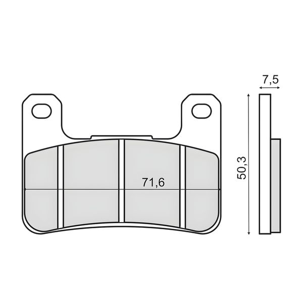 plaquettes de frein avant RMS pour Kawasaki Z 1000 ABS