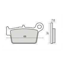pastillas de freno traseras RMS para Beta Alp 4T 125cc