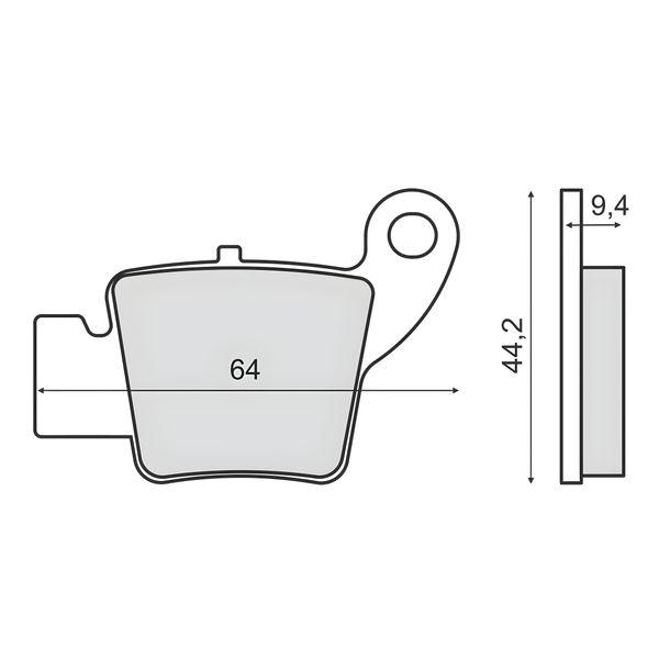 Brake pads 125 Enduro