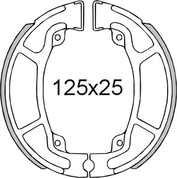 Rear brake shoes Honda Sh 125-150cc