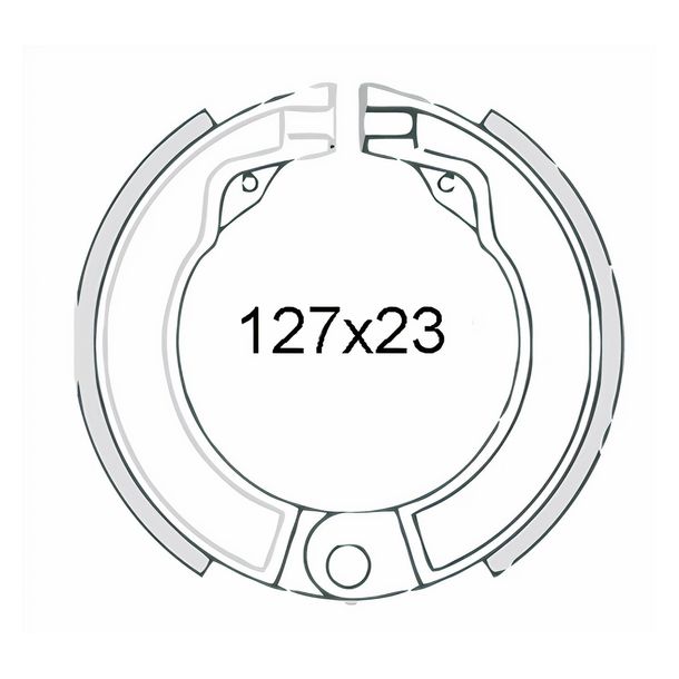 RMS achterremschoenen voor Piaggio Vespa 125-150cc 1951/1962, 078170