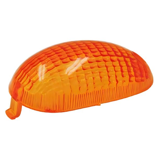 Lentille clignotante RMS, avant droite, orange pour Piaggio Zip 50 cc, E-mark, 498436