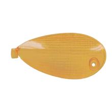 Lentille de clignotant RMS arrière gauche, orange pour Piaggio Liberty 50cc, marque E, 580102