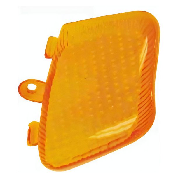 Lente intermitente RMS trasera derecha, naranja para refuerzo MBK 50cc, E-mark