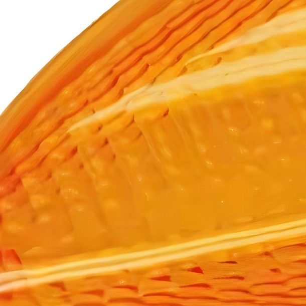Lentille de clignotant RMS avant gauche, orange pour Piaggio NRG 50cc, E-mark, 581290