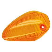 Lente indicatori di direzione RMS anteriore sinistra, arancione per Piaggio NRG 50cc, marchio E, 581290