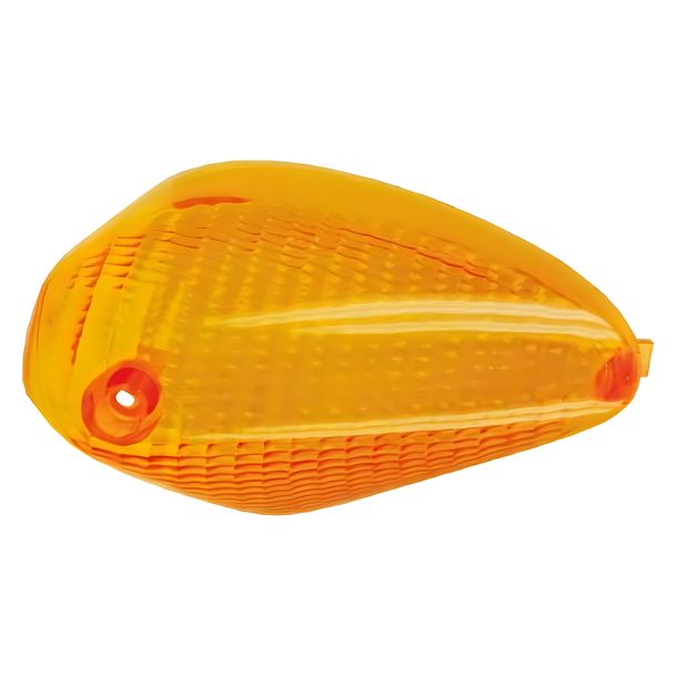 Blinkerglas RMS vorne rechts, orange für Piaggio NRG 50ccm, E-Prüfzeichen, 581289