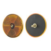 Reflektor RMS 95x25mm, rund, geschraubt, orange
