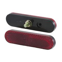 Reflektor RMS 95x25mm, rund, geschraubt, rot