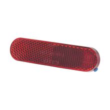 Reflektor RMS 95x25mm, rund, selbstklebend, rot