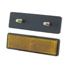 Reflektor RMS 95x25mm, rechteckig, geschraubt, orange